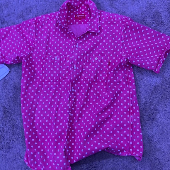 Supreme Polka Dot Denim Shirt - Picture 2 of 5